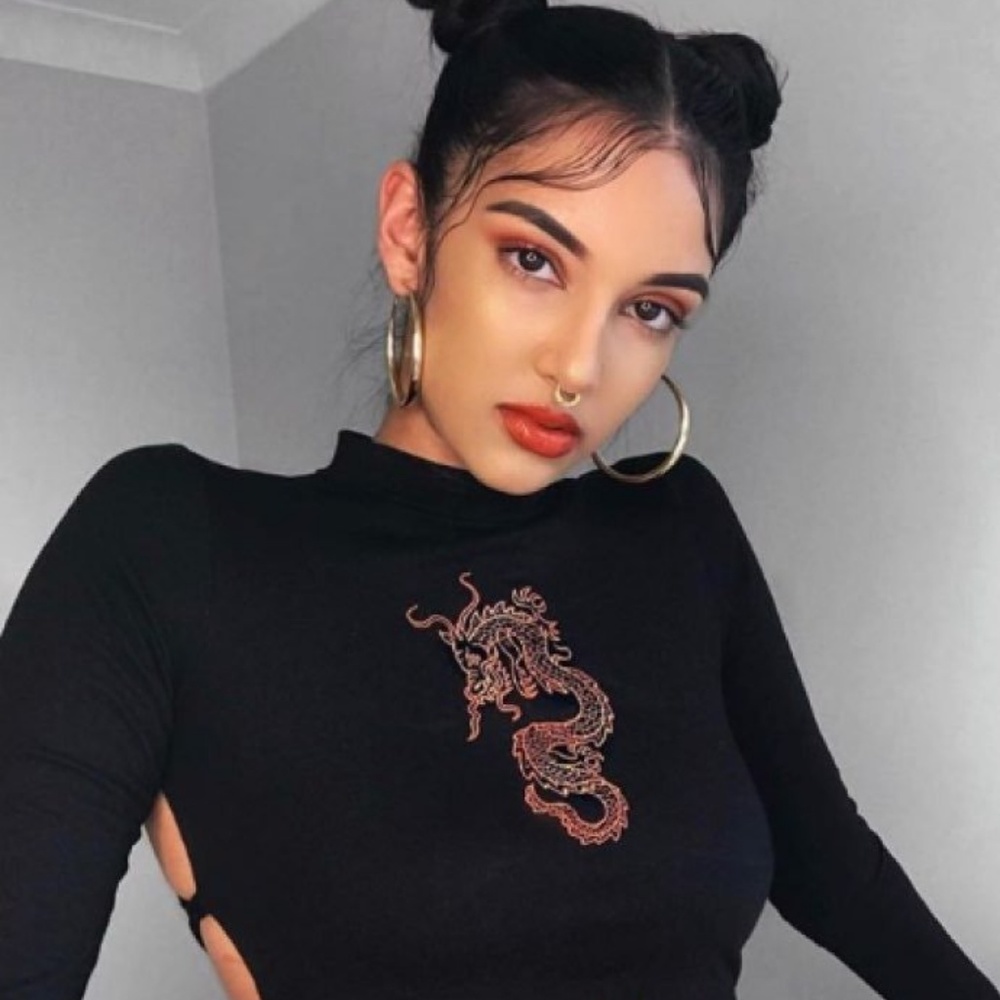 1DAYSALE!✨Firebreather Lace-Up Back Bodysuit - Picture 6 of 6